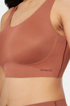Amante Double Layered Non Wired Full Coverage Cami Bra - Caramel Nude — thumbnail 4